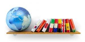 globe and translation books